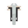 Rivet nut, round pan head - NUT-RIV-NPREN-(0,4-4,9)-9,6X14,1-M5