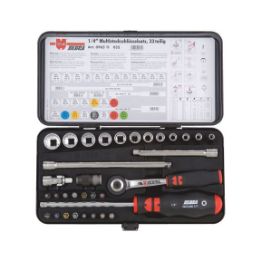 1/4 inch multi-socket wrench assortment - SKTWRNCH-SET-1/4IN-MULTI-33PCS