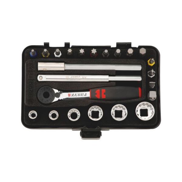 Picture for category 1/4 inch multi socket wrench assortment mini
