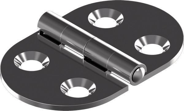 HINGE  Typ C, 80 X 40 X 2,0 mm, A2-m80452c