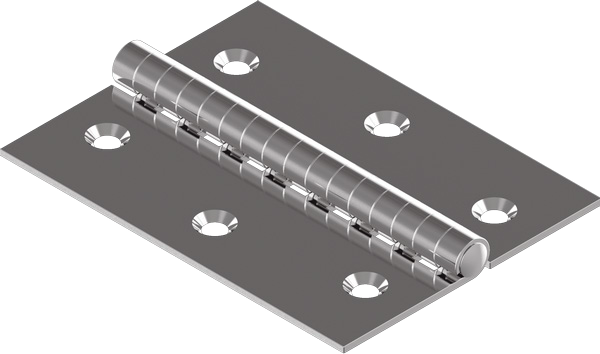 HINGE-Stainless Steel Hinge 60 X 80 X 1,5 mm, A2-m80492g
