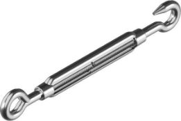 Stainless steel A4 shape C hook/eye TURNBCKL-HOK/EYE-A4-M6