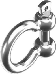 Shackle curved stainless steel A4, Curved shackle, M826045, SHKL-BOW-A4-D5