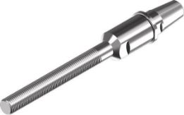 Swageless Stud Terminal STNLSS A4 D4 D= 4mm (1X19), A4-AISI316-m832644