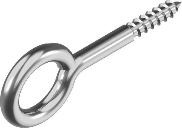 Screw Eye  4,4 X 30 mm, A2-AISI304-m870524430