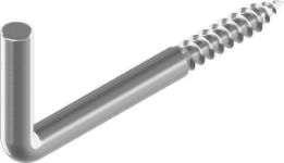 STNLSS A2-3,0X30 Square Hooks for Wood-m870723030