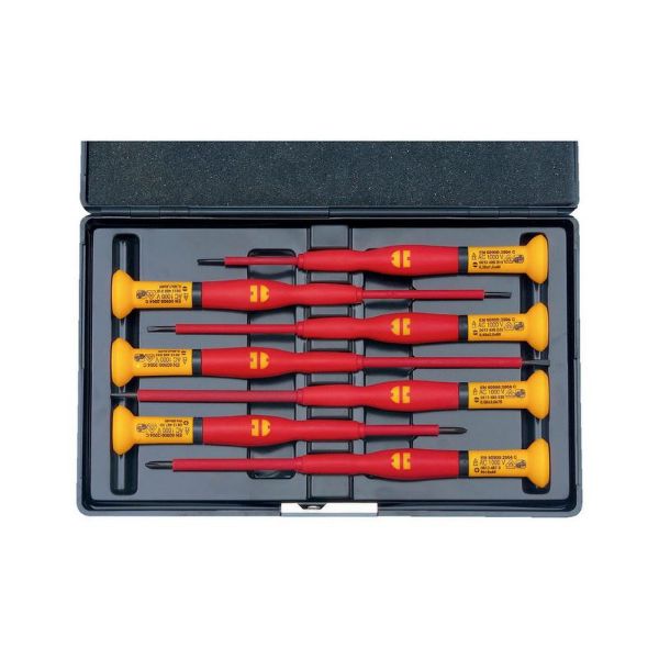 Picture for category VDE prcsn. engineer's screwdriver set SL/PH 7pcs