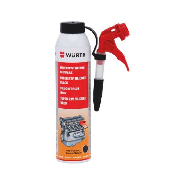 Super RTV silicone adhesive and sealing compound  - SILSEAL-HTEMP-(SUPER-RTV)-BLACK-200ML