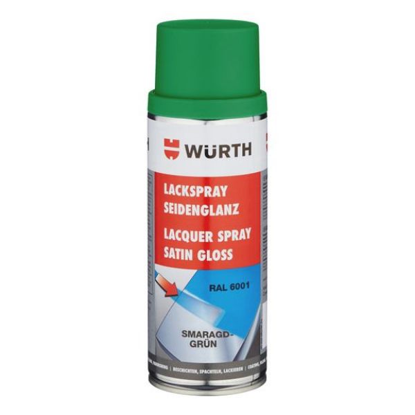 Paint spray, silk gloss - PNTSPR-R6001-EMERALDGRN-SATINGLO-400ML