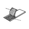 Self-adhesive hook and loop fastener tape - SECTPE-SA-HOOKS-BLACK-L10M