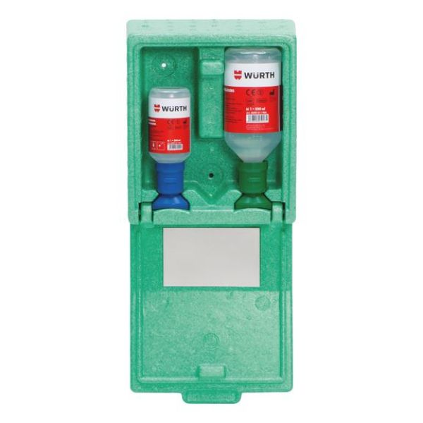 Emergency station for eyes - EYEWASH-WALLSTA-2BOTTLES