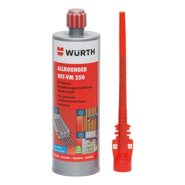 Allrounder chemical injection mortar WIT-VM 250 - ANC-MORT-(WIT-VM250)-420ML