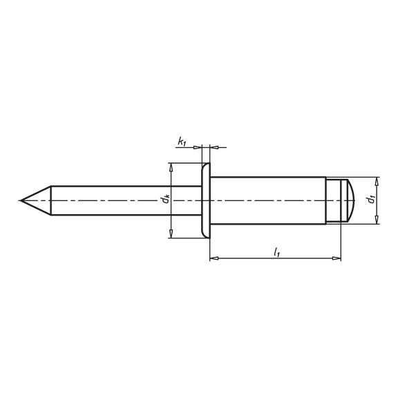 WÜRTH Malta Online Shop-All-purpose rivet with round pan head