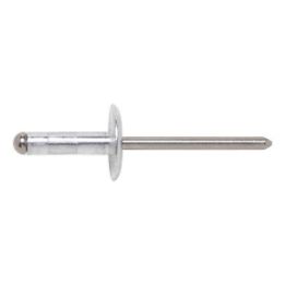 Blind rivet with large round pan head - RIV-MHD-ALU/ST-(-/A2K)-(1,5-6,0)-4,8X10