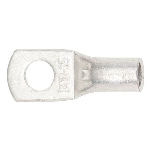 Pipe cable lug with inspection hole - PIPCBLLUG-INSPHO-CU-(J2N)-M10-35,0SMM