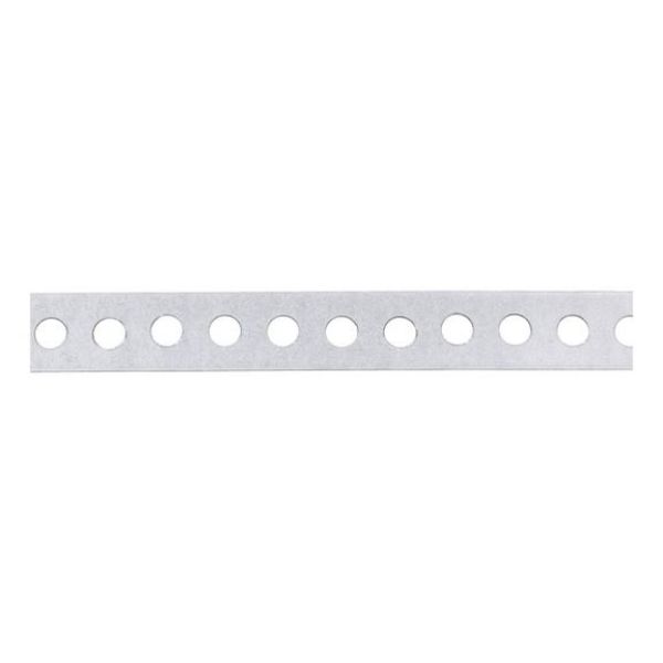 Punched mounting strip, no marginal perforations - INSTLSTRP-PERF-HOD6,5MM-B17MM