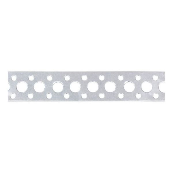 Punched mounting strip with marginal perforations - INSTLSTRP-PERF-BORDHO-HOD8,5-BD4,0-B25MM