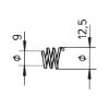 Retaining spring - CLMPSPG-MB15