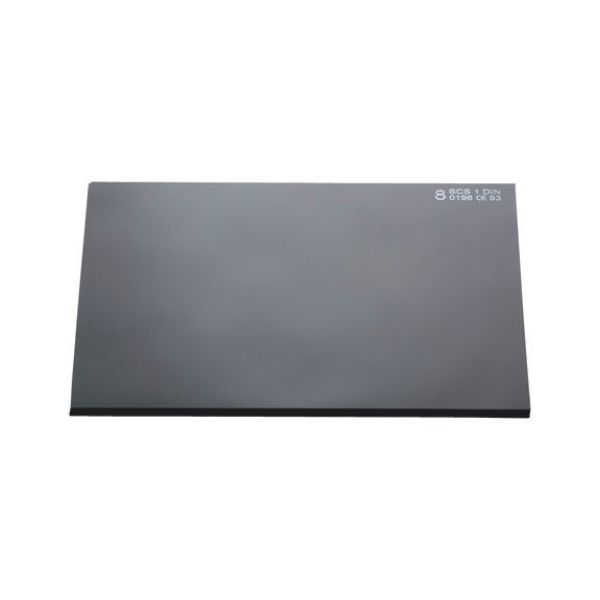Protective lens for visor and welding screen - AY-GLASS-WELDSHLD-8DIN-GREEN-90X110MM