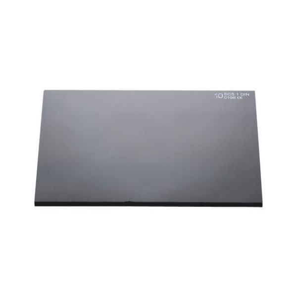Protective lens for visor and welding screen - AY-GLASS-WELDSHLD-10DIN-GREEN-90X110MM