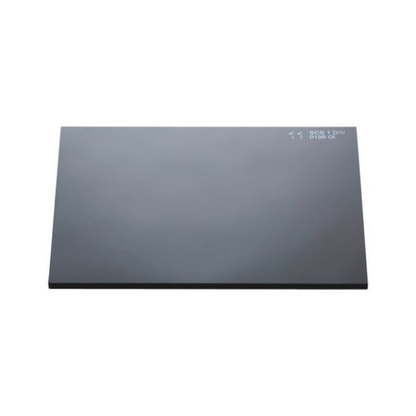 Protective lens for visor and welding screen - AY-GLASS-WELDSHLD-11DIN-GREEN-90X110MM