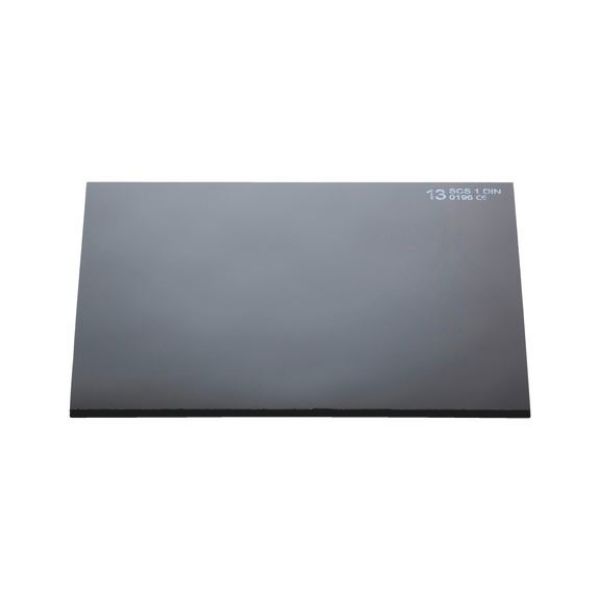 Protective lens for visor and welding screen - AY-GLASS-WELDSHLD-13DIN-GREEN-90X110MM