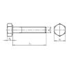 Hexagonal bolt with shank - SCR-HEX-DIN931-8.8-WS17-(A2K)-M10X35/26