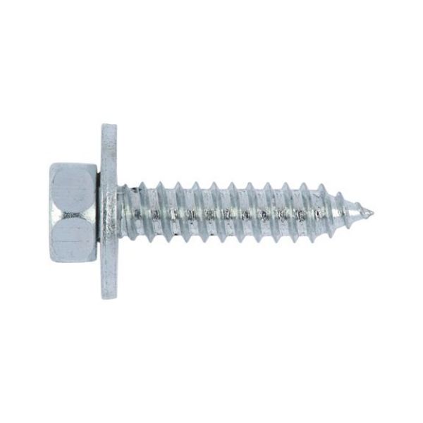 Combi hexagon tapping screw with captive washer - SCR-HEX-WSH15-C-WS8-(A2K)-4,8X19