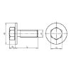 Screw and washer assembly  Type 2 - SCR-HEX-WSH-COMBI-WS10-(A2K)-M6X20