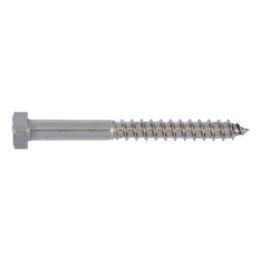 Wood screw, DIN 571 A2 Hexagon head - SCR-HEX-DIN571-WO-A2-WS13-8X90