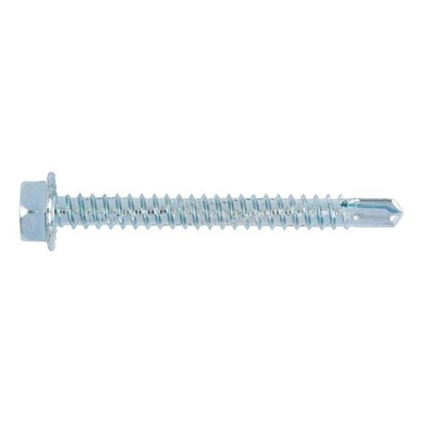 Drilling screw, hexagon head with collar pias&lt;SUP&gt;&reg;&lt;/SUP&gt; - SCR-DBIT-WS10-(A3K)-6,3X90