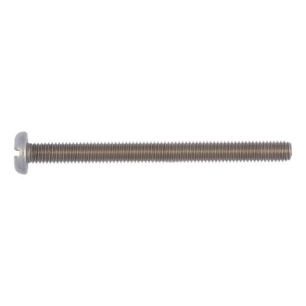 Slotted flat-head screw - SCR-PANHD-DIN85-A2/70-SL-M5X10