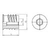 Coupling sleeve Type SKD - COMPDSKT-SKD-8X10-M4