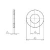 Wing repair washer - WSH-FEND-TOLDIN522-(A2K)-17,0X50X4,0