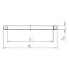 Sealing ring, copper filling seal shape C - RG-SEAL-DIN7603-CU-C-ASBESTFREE-18X24