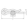 Spring cotter pin - MP-FORD-SPRINGPINLOCK