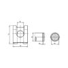 SL locking device - LOK-SL-ESN08-D8,0MM