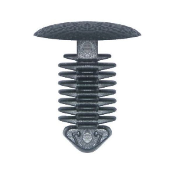 Pine tree clip Type 4 - MP-OPEL-PLUG-COVER-PLA-BLACK-D14,0