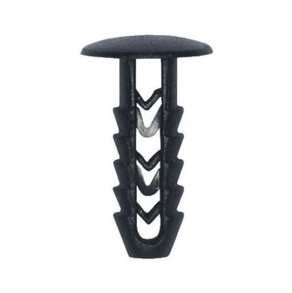 Pine tree clip Type 9 - MP-FIAT-PLUG-FIRTREE-BLACK-D5,5