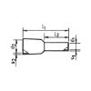 Wire end ferrule - WENDFER-CU-(J2N)-ORANGE-0,5X8,0