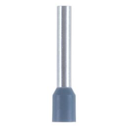 Wire end ferrule with plastic sleeve - WENDFER-DIN46228-CU-(J2N)-GREY-4,0X18,0