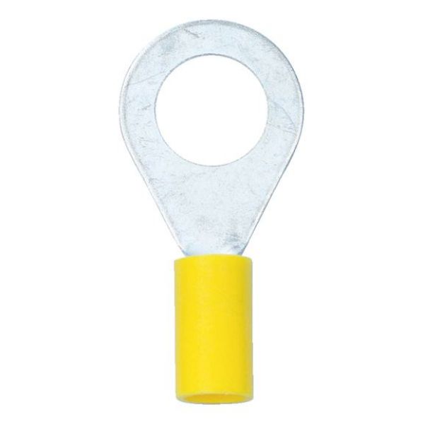 Crimp cable lug, ring connector - RGCON-YELLOW-M5-(4,0-6,0SMM)