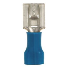 Crimp cable lug, push connector - PSHCON-BLUE-8,2X0,8MM