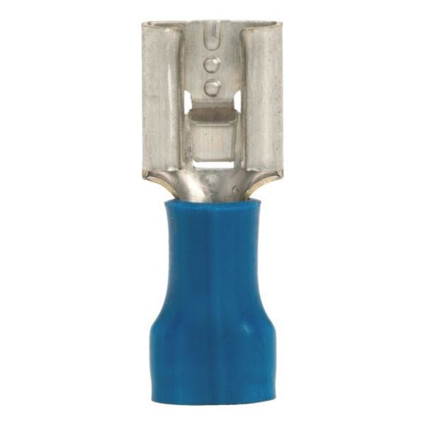 Crimp cable lug, push connector - PSHCON-BLUE-8,2X0,8MM