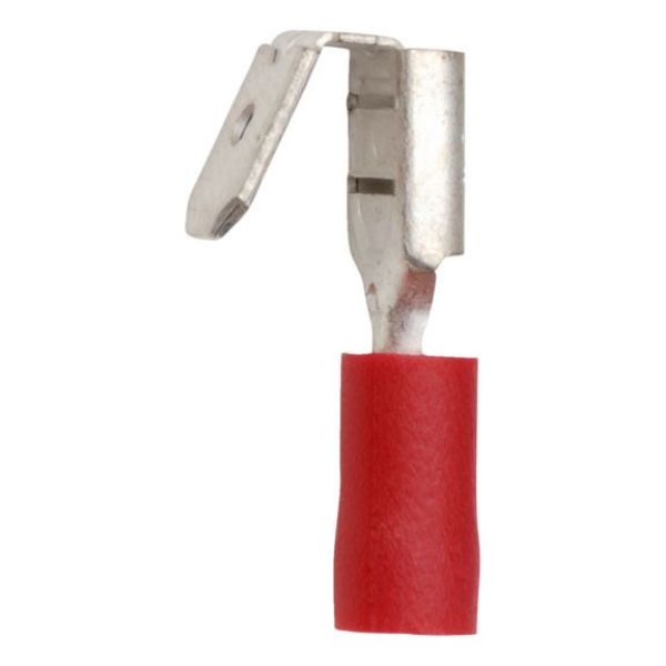 Crimp cable lug, push connector including blade connector - PSHCON-DOUBLE-RED-6,3X0,8MM