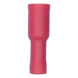 Crimp cable lug, blade connector, fully insulated - RDSKT-RED-D4MM-(0,5-1,0SMM)