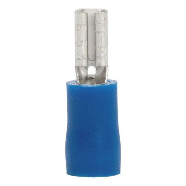 Crimp cable lug, push connector - PSHCON-BLUE-2,8X0,8MM