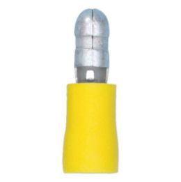 Crimp cable lug, round connector - RDPLG-YELLOW-D5MM-(4,0-6,0SMM)