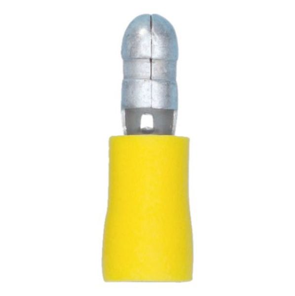 Crimp cable lug, round connector - RDPLG-YELLOW-D5MM-(4,0-6,0SMM)