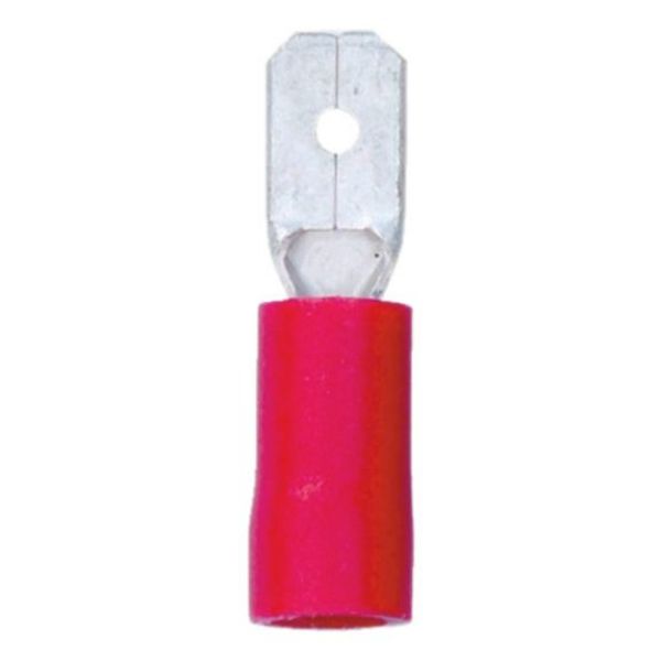 Crimp cable lug, blade connector - TABCON-RED-2,8X0,8MM